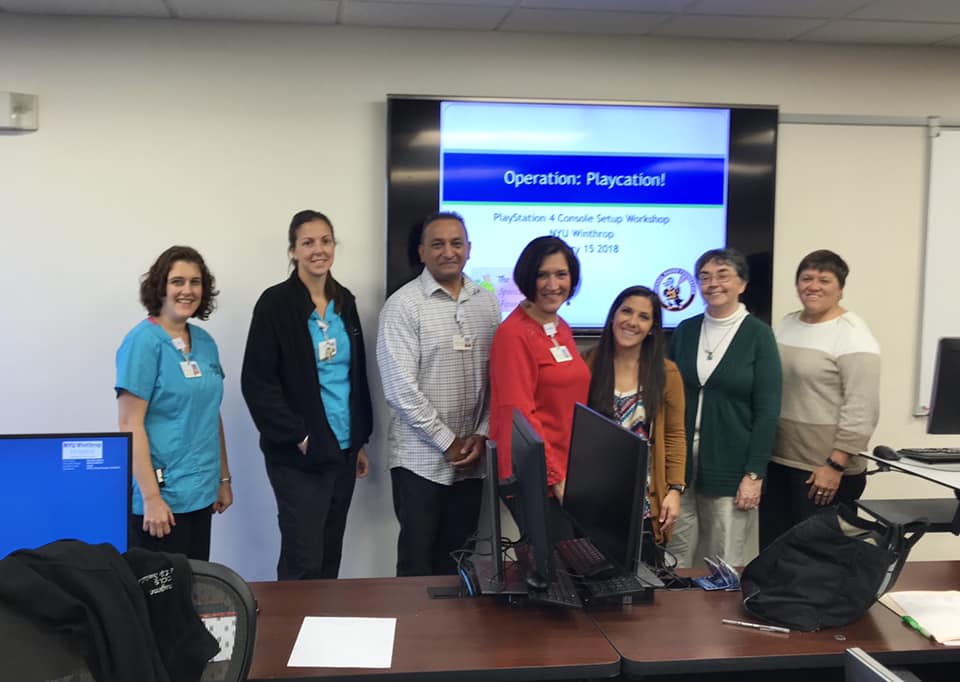 #operationplaycation update: with <a href="/MagroFoundation/">MMagroFoundation</a>, dropped off 3 more PS4 console bundles to ChildLife staff at NYU Winthop yesterday.  they'll be installed soon in patient rooms, giving more kids a welcome break from treatment.  thanks for your donations!