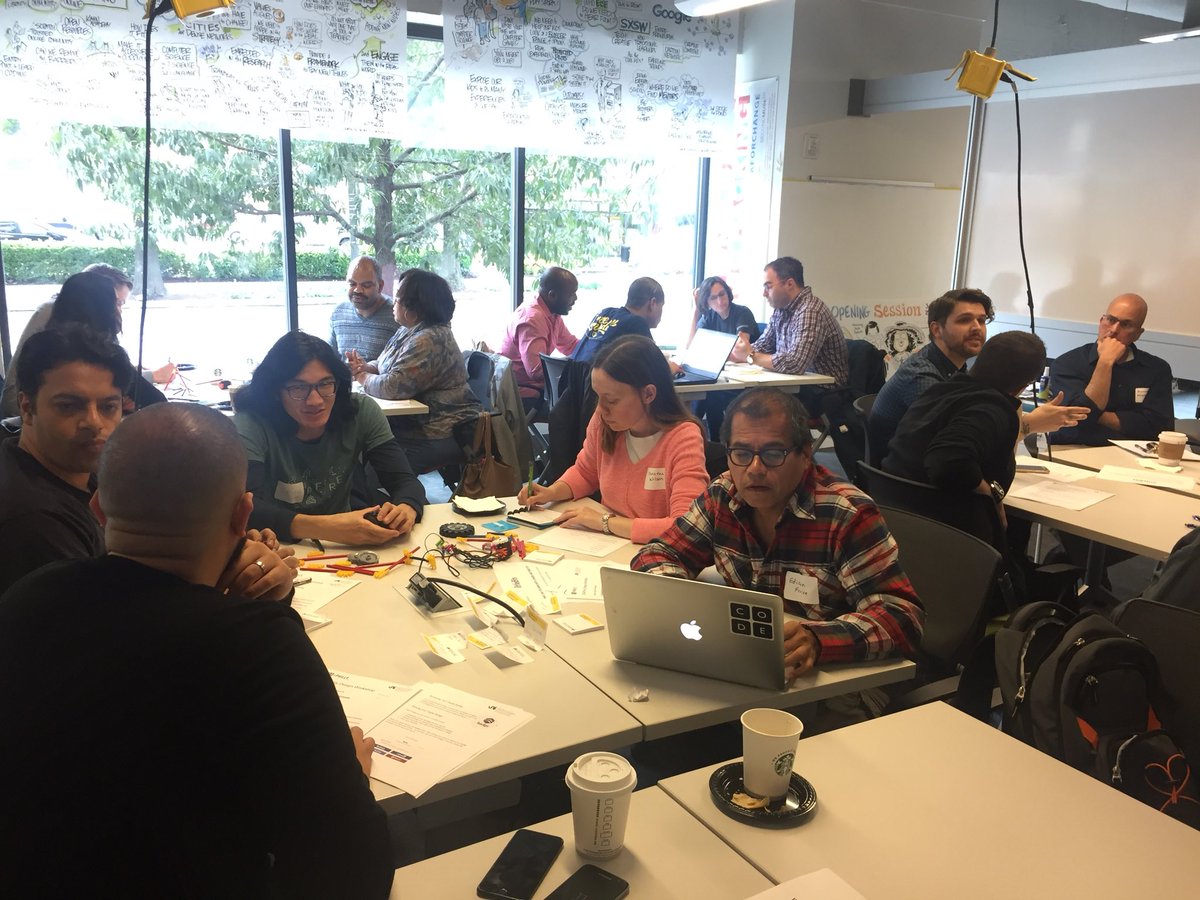 AndrewDStutzman's tweet photo. We’re holding a Design Workshop  at the @excitecenter to create student activities for @cs4philly. Great minds at work! #CSforALL #STEAM #digitalbadges @digitalonramps https://t.co/BJoZ3MVlKP