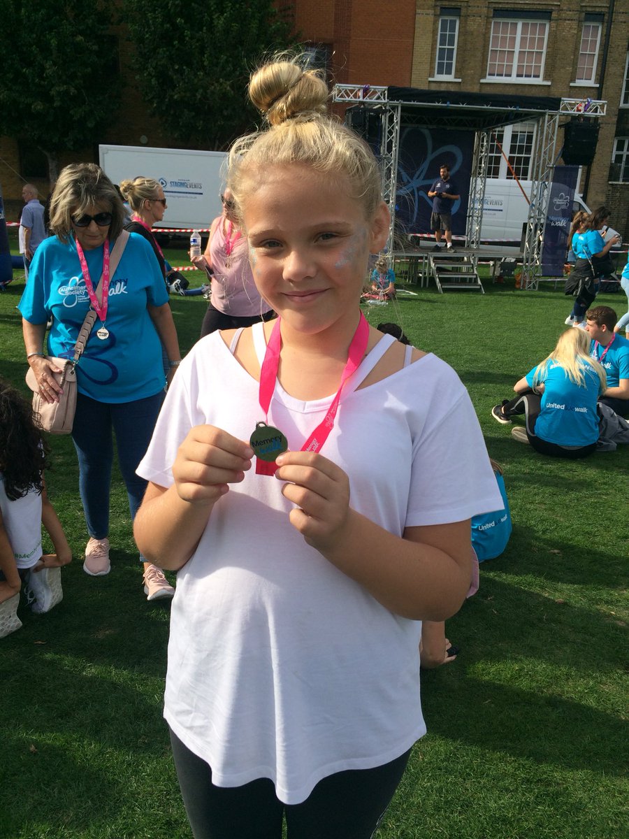 boniface246's tweet photo. @PolegateSchool They did it! 7.5k around London, raising awareness & money for Alzheimer’s! Thank you to all who sponsored them, we’ve raised over £500 😁😉 #memorywalk2018 https://t.co/UMmvPNVnos