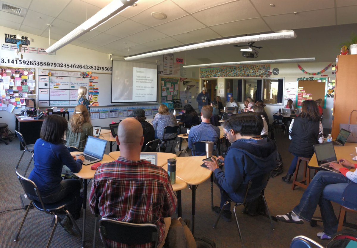 DCSWorldTour's tweet photo. Engaging Families in Digital Citizenship Conversation presented by @Eduscape’s @Eanton88 👨‍👩‍👧‍👦

#CODigCit #DCSWorldTour #DigCit #coedchat https://t.co/i8CclV0nu8