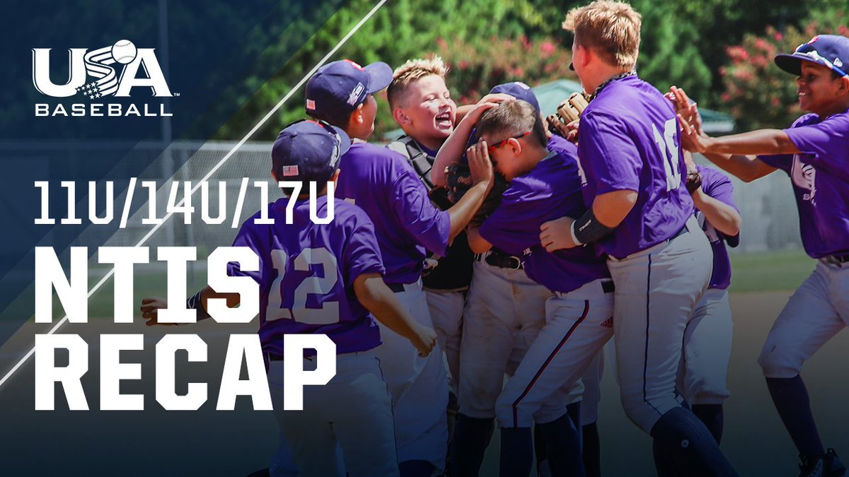 USABaseballNTIS's tweet photo. Two months ago, we were right in the thick of things at 11U, 14U, & 17U #NTIS18
A look back ๐ https://t.co/eArLLuxETy https://t.co/wbOslOEXGM