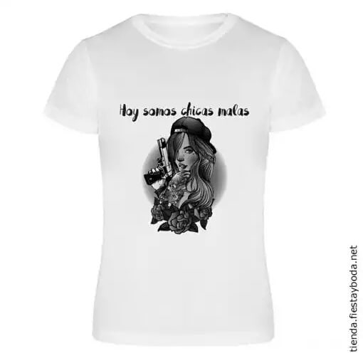 Camiseta para despedida de soltera "Hoy somos chicas malas"  y estos y más modelos en el link de Nuestra bio #boda #despedida #despedidadesoltera
Mucho más en nuestra web tienda.tiestayboda.net