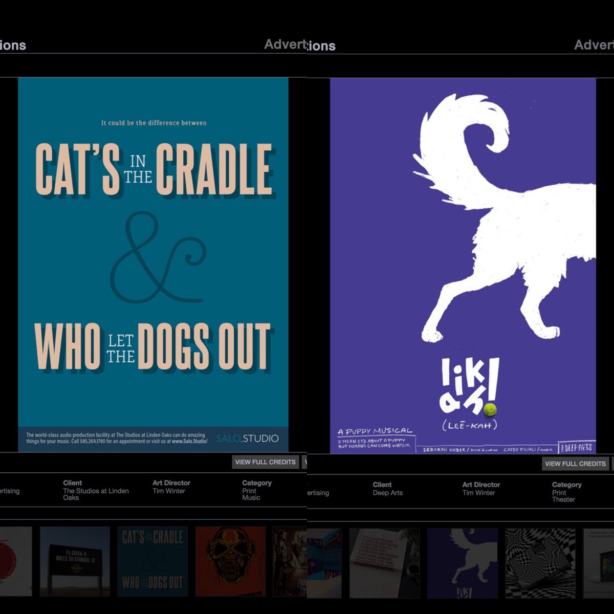 timwinter5's tweet photo. Psyched to see our team land 6 winning entries in Graphis Advertising Annual 2019 @jayadvertising @bomboland @graphisinc @fivestarbank https://t.co/pYP0kQ1xIj