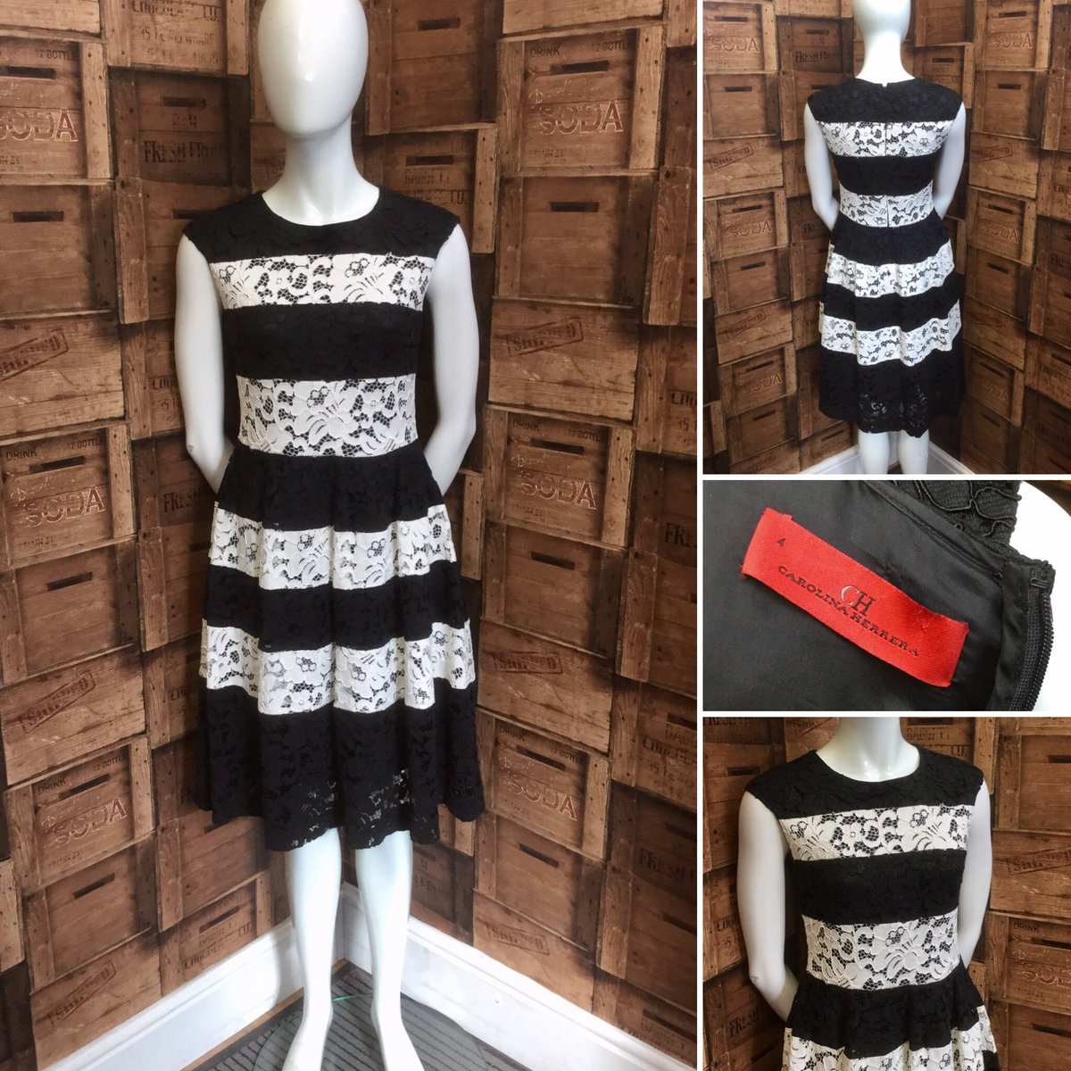 EClothingAgency's tweet photo. How cute is this #dress from #carolinaherrera just right for a winter wedding or party, uk10 £120.00 add a little luxury with a wrap and some heels, very chic #fashionista #dresstoimpress #cutedress #weddingoutfit #partytime #chicworkchick #encore #warwick #seeyouonsmithstreet https://t.co/0o5oana0c2