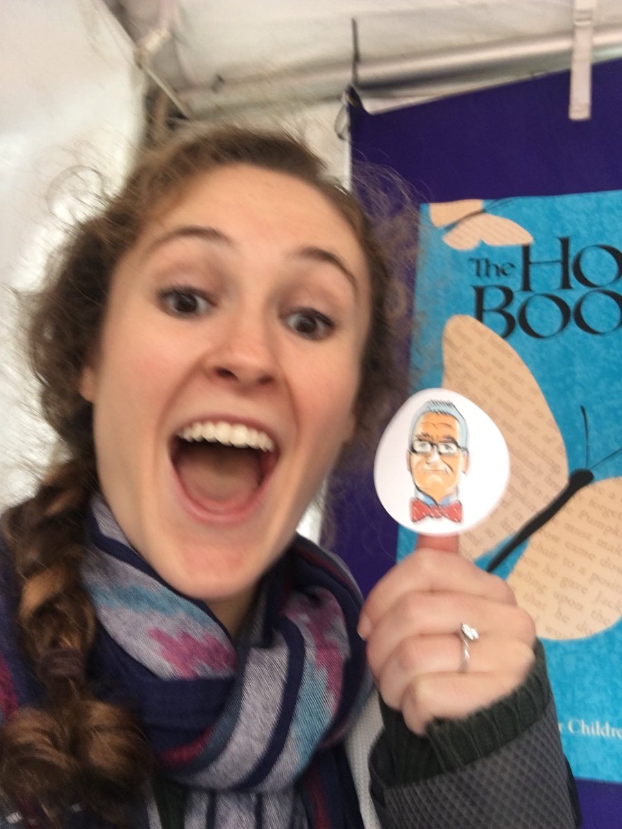 rachel_m_marsh's tweet photo. Ever wanted a sticker with @RogerReads face on it? Come visit us at the @HornBook booth! #BBF18 https://t.co/1QSoZhY97t