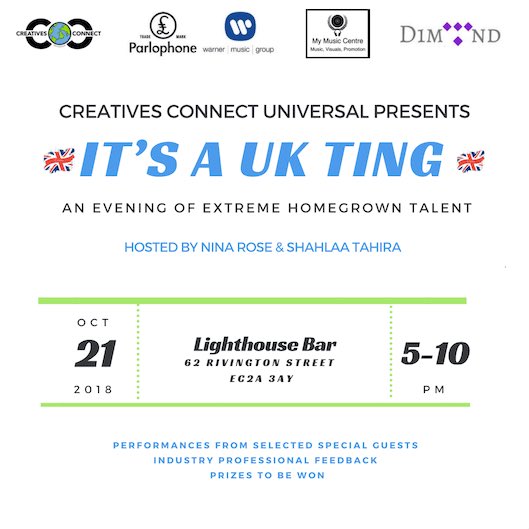 D1MONDEVENTS's tweet photo. @ccuniversal93 #ItsAUKTing next Sunday at The Lighthouse Bar. Get your Free tickets via eventbrite 🤘🏾 https://t.co/TsnBZXyLFU