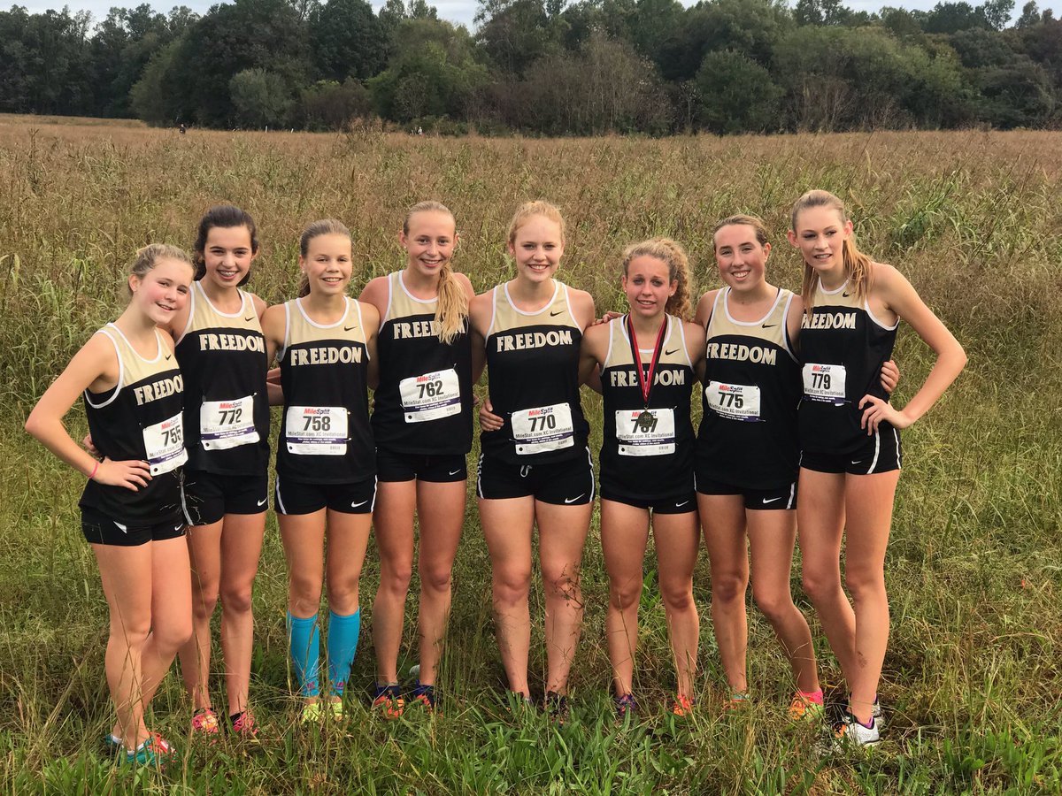 Varsity Girls with a 8th Place finish at the MileStat Invitational! 💪👏