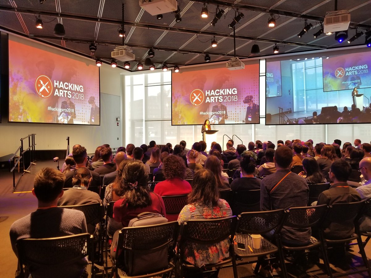 MITHackingArts's tweet image. The weekend&apos;s begun and we&apos;re loving the energy! Hackathon, discussions, performances and more! #hackingarts2018