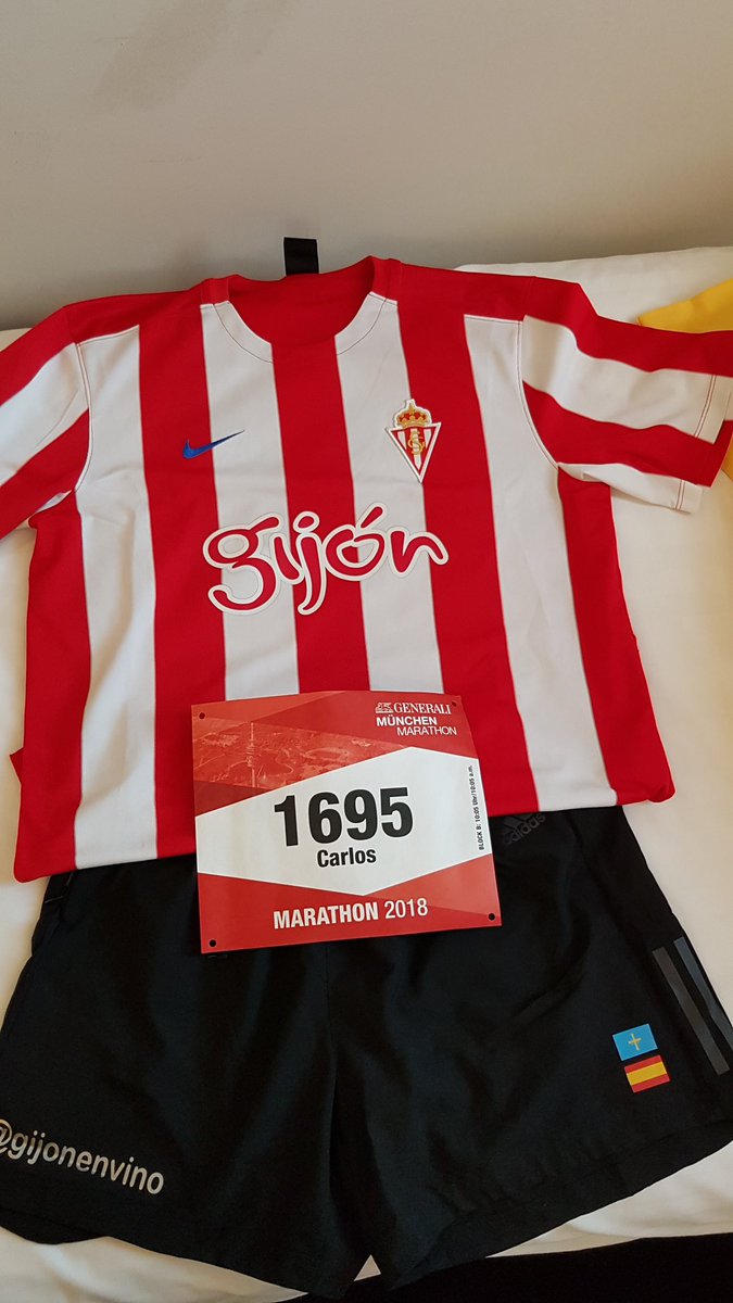Material preparado. El trabajo está hecho . Que mañana las fuerzas me acompañen en <a href="/MunchenMarathon/">München Marathon</a> <a href="/gijonenvino/">gijonenvino</a> <a href="/RealSporting/">Real Sporting</a>