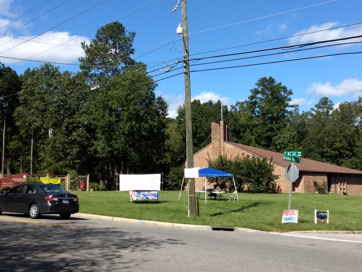 Pack486's tweet image. .@DurhamNC we are out here until 4 pm at Christus Victor Lutheran Church at 1615 Highway 54 in #Durm! Stop by and buy some #popcorn #durhamnc #Durham #bullcity