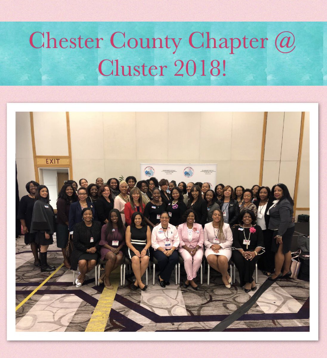 Chester County Chapter is enjoying the company of the Positive, Peaceful, Purposeful and Productive Mothers of the Mighty Eastern Region at Cluster! <a href="/JackandJillInc/">Jack and Jill of America, Inc.</a>