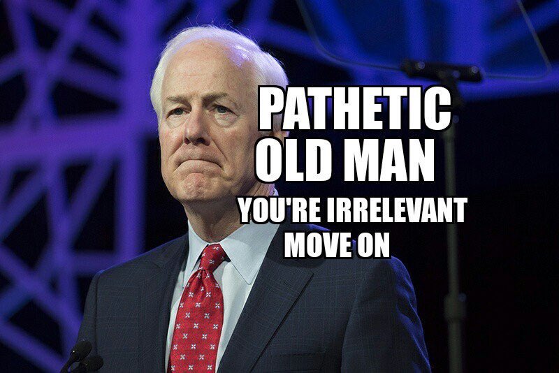 lesley32251's tweet photo. @JohnCornyn https://t.co/2n3nTLsIlw