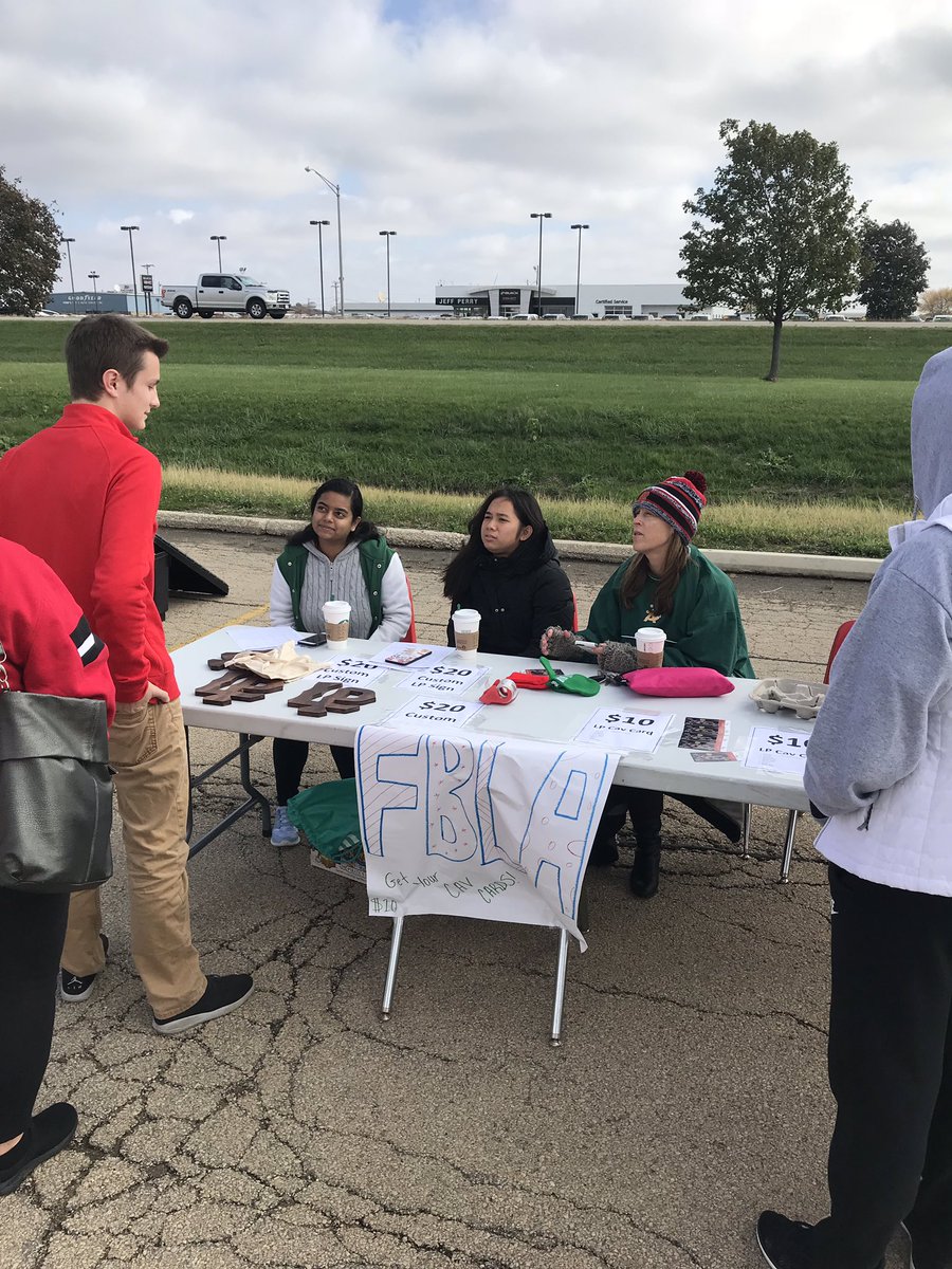 DRIVE 4 UR SCHOOL is going on right now at the Peru Mall! Come out and test drive a car and support FBLA! We also are selling Cav Cards and custom LP wood signs!