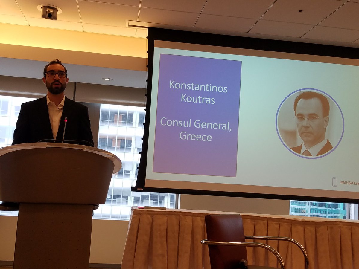GreeceinNewYork's tweet photo. Congratulations @NHSAofAmerica!!  Such a magnificent &amp; informative Conference today promoting #Hellenism &amp; unity in the community! #Greek students in the #US : "Grow, thrive, shine" #NYC #Greece https://t.co/aCdZ6GNDYm