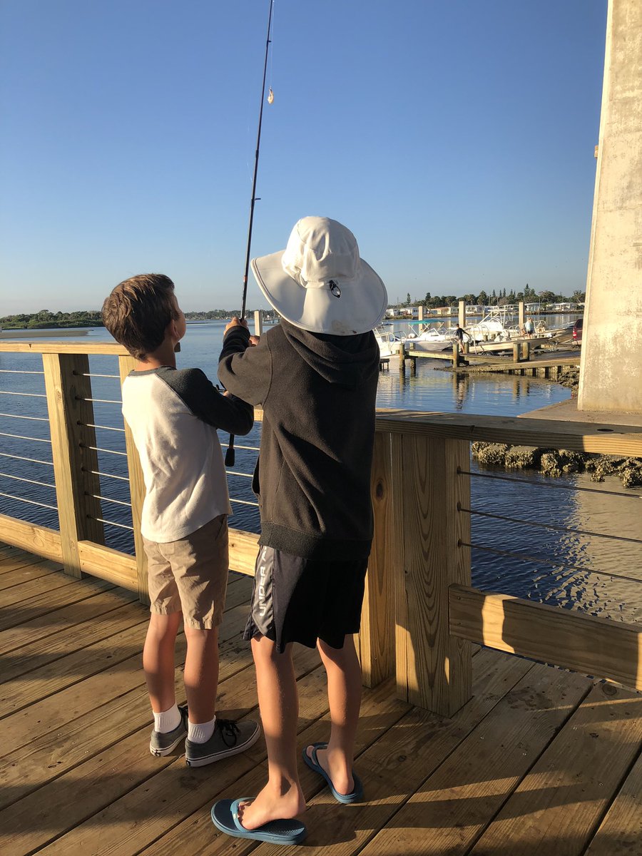 HalleyUrbanak's tweet photo. We had a great time at the CCE Fishing Tournament! Three of my kids won! One was my child, and two were my students! TY 
Coach Glover/McClean and @bronson_adrian for such a fun morning! 😎☀️🐠 @CreechVcs @cypresscreekvcs #ottersunite #FamilyFishingFun #GoOutsideToday #GorgeDay https://t.co/ckfDHYJSe1