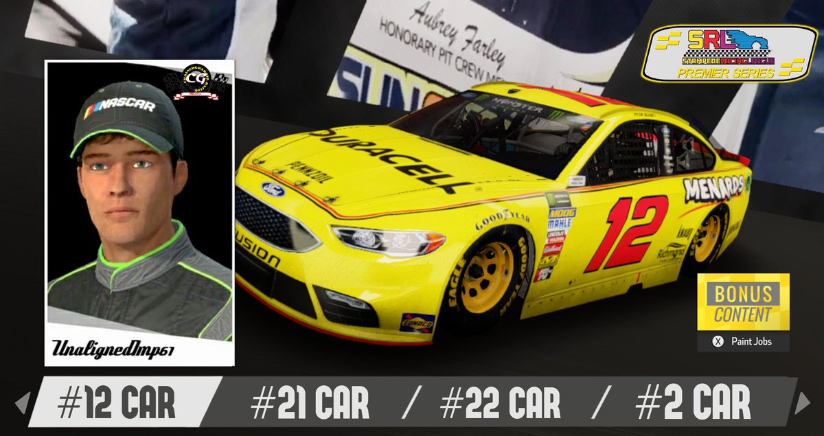 CGRacingTEAM's tweet photo. Here's today's #CGRacing line-up for the #SRPS race at New Hampshire!
2 ChainedGraboid
12 UnalignedImp61
21 FocusedChris
#NASCARHeat3 https://t.co/taUjeTVdsb