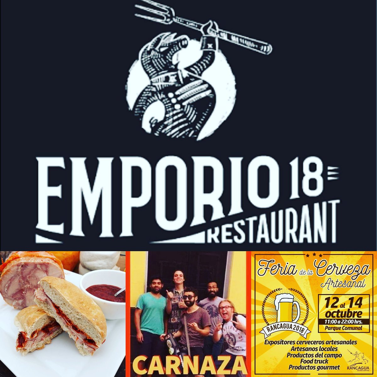 Hoy el parque comunal se prende!!!  #rancagua #vamosalparque #Comida