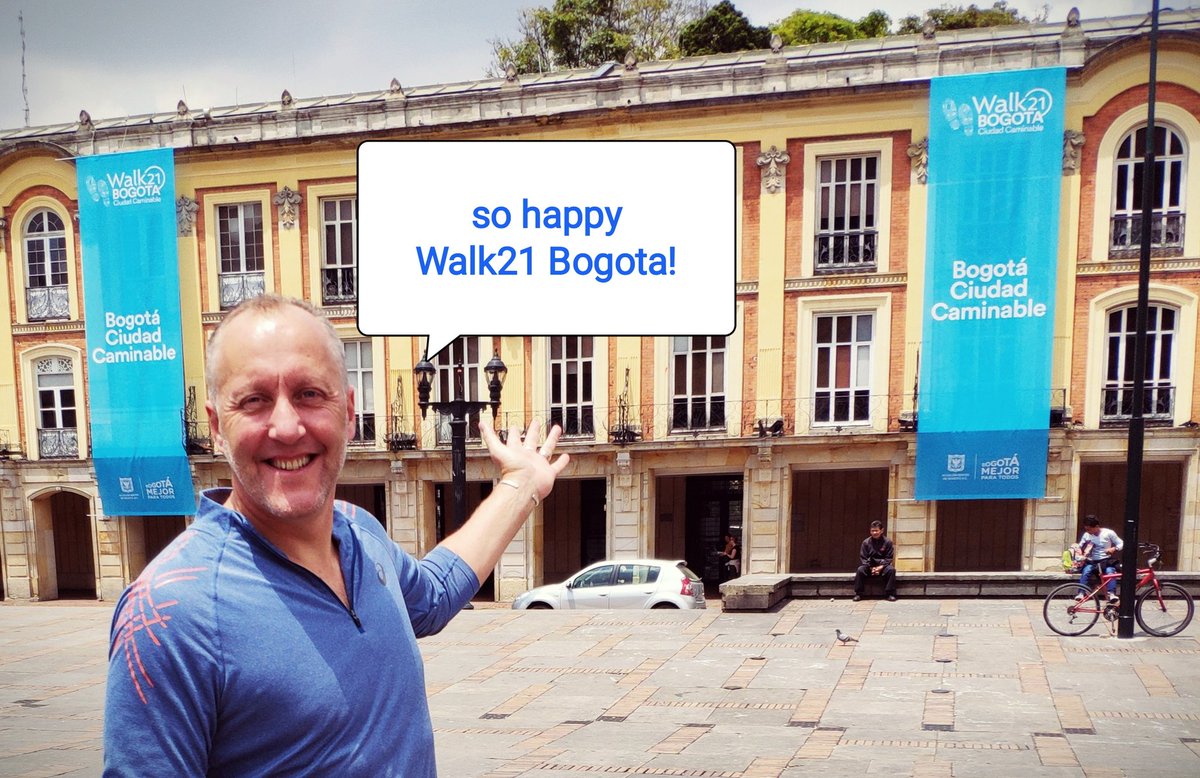 walketalk's tweet photo. @Walk21Network @Walk21Bogota it's happening! https://t.co/C6O6ReK1lf