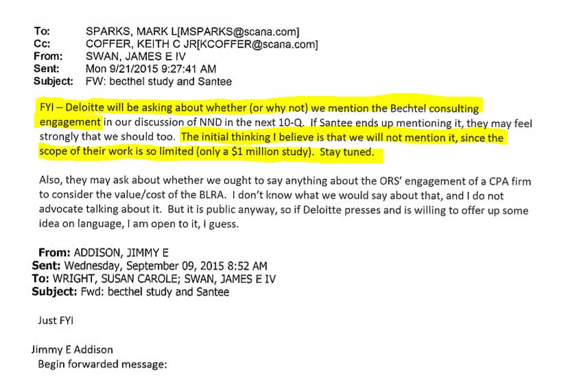 Andrew Brown on Twitter "SCANA’s attorney Al Bynum reminded all of his