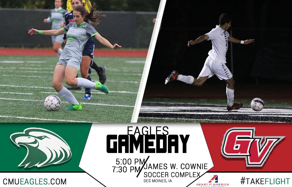 ⚽️ #GAMEDAY 

🆚 Grand View Vikings 
📍 Spring Creek Soccer Complex | Altoona, IA (Please note that this is a venue change. Spring Creek Address:  7796 NE 38th Ave, Altoona, IA 50009)
🕖 (W) 5 pm    
📺 bit.ly/2xnLOaG   

 #TakeFlight #HeartWSOC