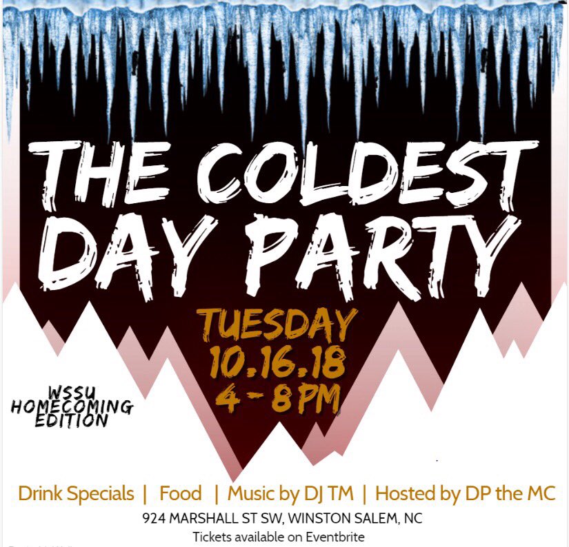 DPtheMC's tweet photo. #WSSUHOMECOMING 18+ MOVES
TICKET INFO

Sunday: #SUAFTERDARK
https://t.co/yav96jvBNs

Tues: #COLDESTDAYPARTY with the Alphas
🔗: https://t.co/JJLEGCetYX

Fri: #GREECENaughtyGras
Hit up Ques, Alphas or @DJTrellz336 for tickets

Sat: #Ramboree18 
🔗: https://t.co/noc0OE0GZB https://t.co/afXF6CaN0A
