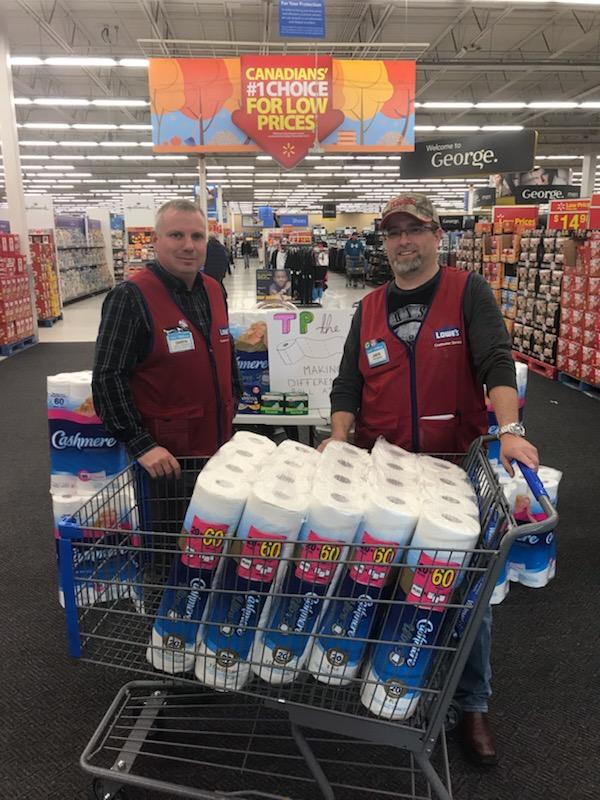 TPTheTown's tweet photo. @Lowes_Canada #ygk just came in a made a big donation!  Thanks Jason and team!!! ❤ #lowescares https://t.co/tj4yG7sWAE
