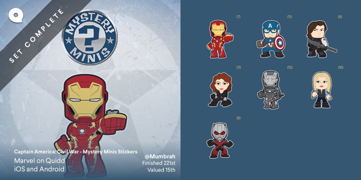 captain america civil war mystery minis