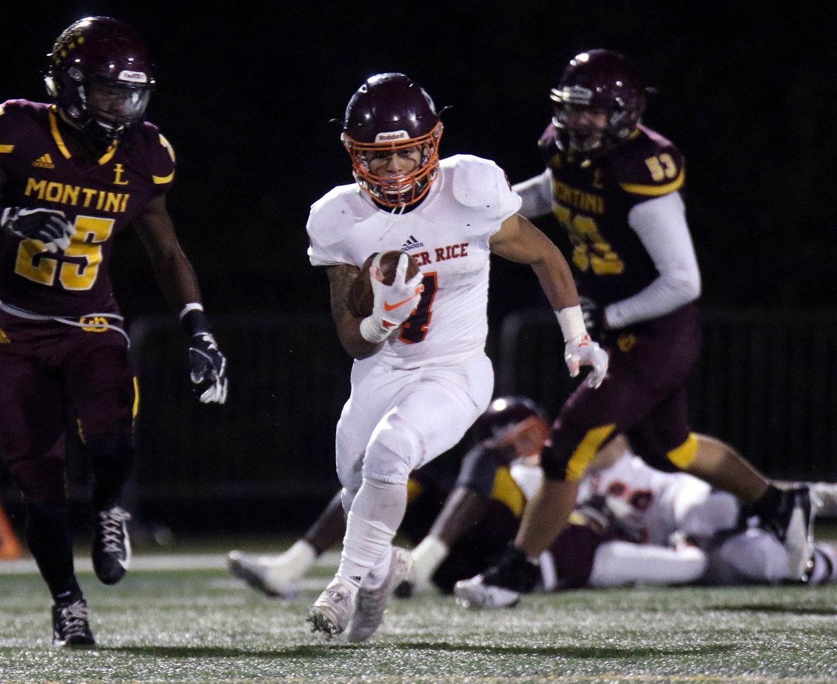 Here are the IHSA's football playoff pairings for all eight classes. Undefeated Brother Rice earned the top seed in Class 8A. trib.in/2EA0w5p