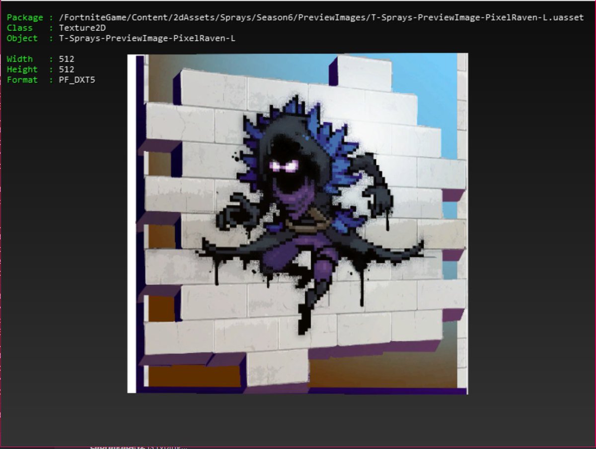 RichTubeYT's tweet photo. @Shadical here i got a pixelated raven spray https://t.co/JvOZWVcRwP