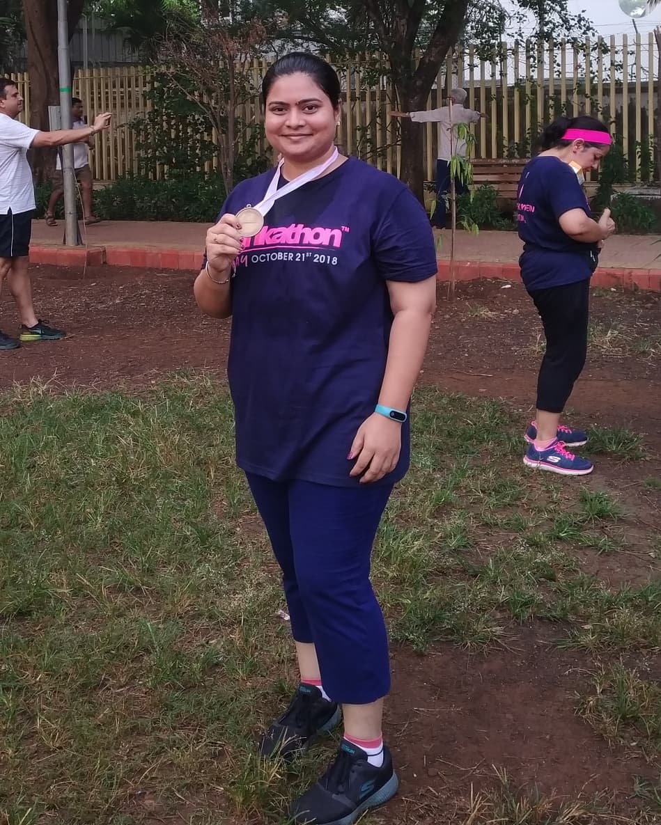 IncredibleSneha's tweet photo. It's the #PinkathonDay2018 ran with the #ChemburPinkies on a beautiful morning.. Love for @milindrunning the man who is stealing hearts since forever💕
.
.
#FitWomen4FitFamilies 
#Pinkathonday 
#HargharmeinPinkathon 
#Tatasallite
#Live2Inspire #5kmsRun @PinkathonD https://t.co/loCqEnY5AQ
