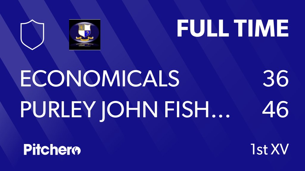 pjfrfc's tweet photo. FULL TIME: Economicals 36 - 46 Purley John Fisher
#ECOPUR #Pitchero
https://t.co/l5A4HI6eSD https://t.co/twpk4ntQ9p