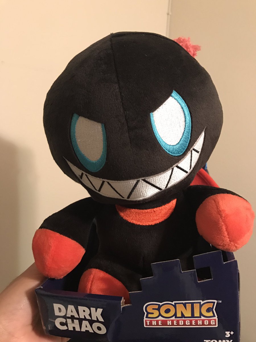 kewkumber_world's tweet photo. Say hi to my Dark Chao plush !!!
👹🎃Naming him Charcoal 😍 he's one of the cutest little evil thing I've seen .. EVER @Tomy_Toy #ChaoPlush #SonicPlush https://t.co/MqpLNi4p3H