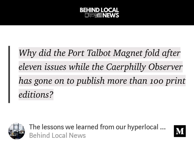 alisongow's tweet photo. “The lessons we learned from our hyperlocal news businesses” by @pdgallagher #Niscdf https://t.co/Fu76JgdLom
