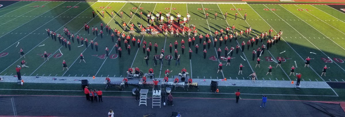 UCMPresident's tweet photo. 2018 Festival of Champions host @UCMBands with special guest @BostonBrass wow the crowd and represent @UCentralMO with pride. #UCMMarchingMules #FOC2018 https://t.co/GzEnXVCVWX