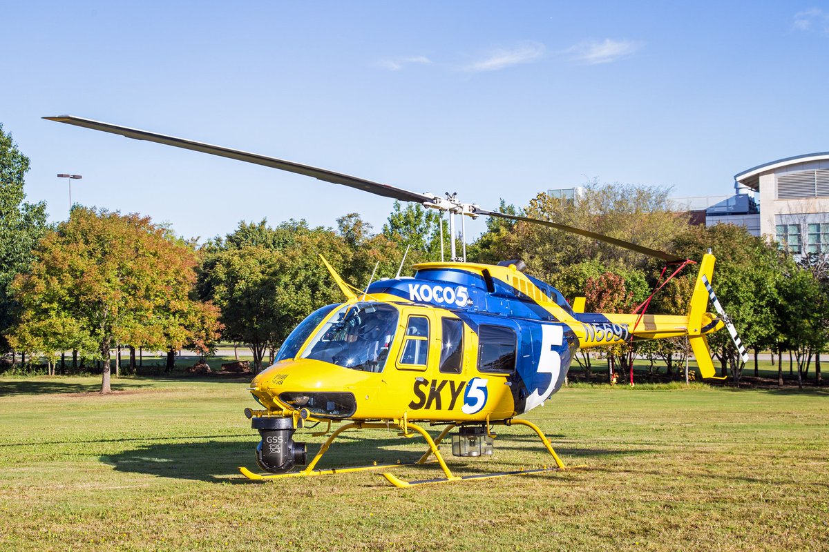 RaymondDWoodsJr's tweet photo. KOCO TV 5’s new Sky 5 is looking sharp at the National Weather Festival!

#NWF18 https://t.co/7wV57dtnnh