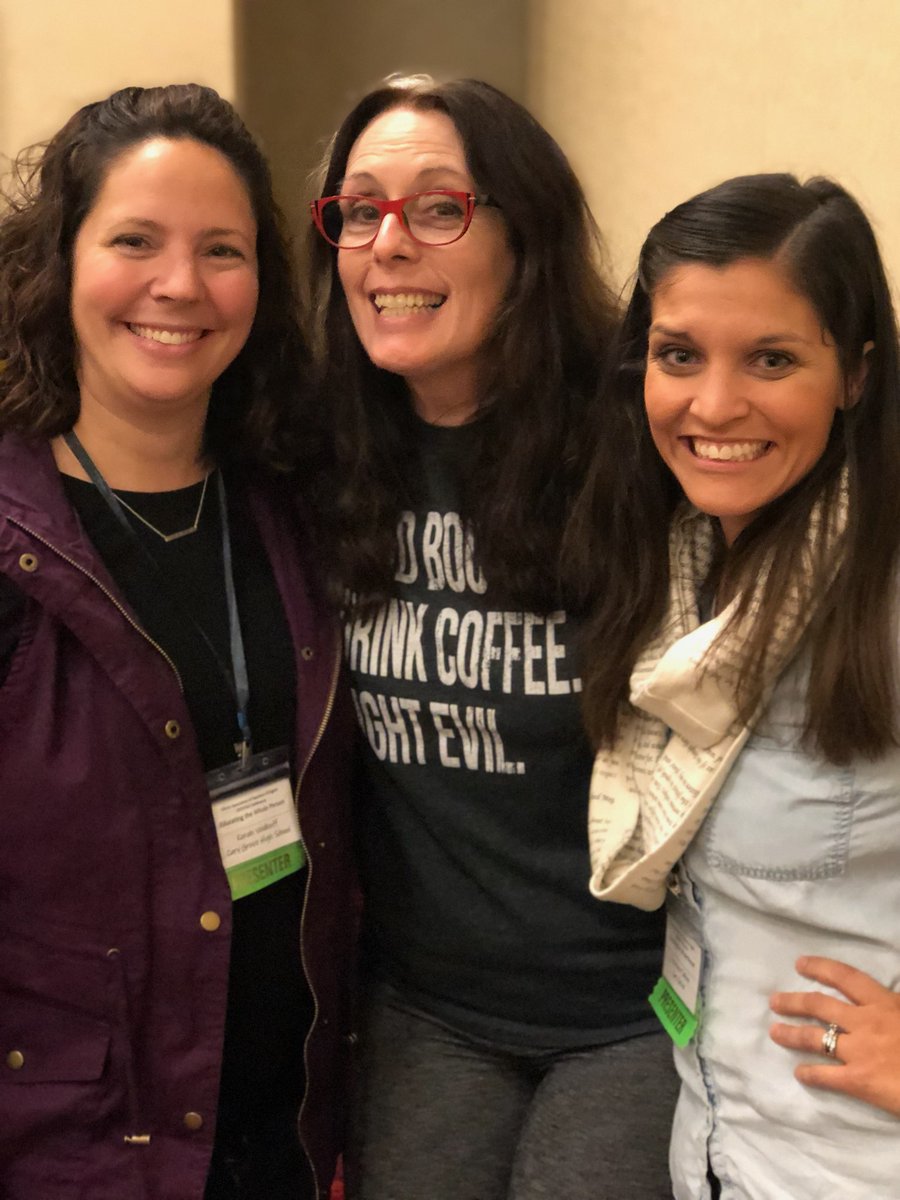 Steph_Sukow's tweet photo. @halseanderson @IATENow It was absolutely amazing to meet you in person. Thank you for telling beautiful stories that build empathy and meaningful dialogue with our students! #IATE2018 #YouRock #Engsschat https://t.co/88i4HOMOPD