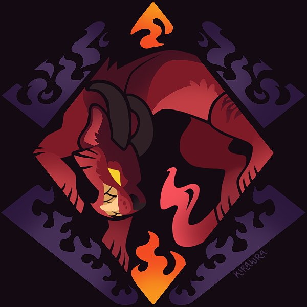 KiRAWRart's tweet photo. The Beast for DaySparrow on ArtFight!
Munchkin hellcat? Hell yes
🔥
#art #artwork #drawing #digitalart #illustration #photoshop #kirawra #artist #cat #cats #hellcat #demon #fire #hellfire #munchkincat #artfight2018 #artfight #ArtistOnTwitter #geometric #rhombus https://t.co/zsunenQGkp