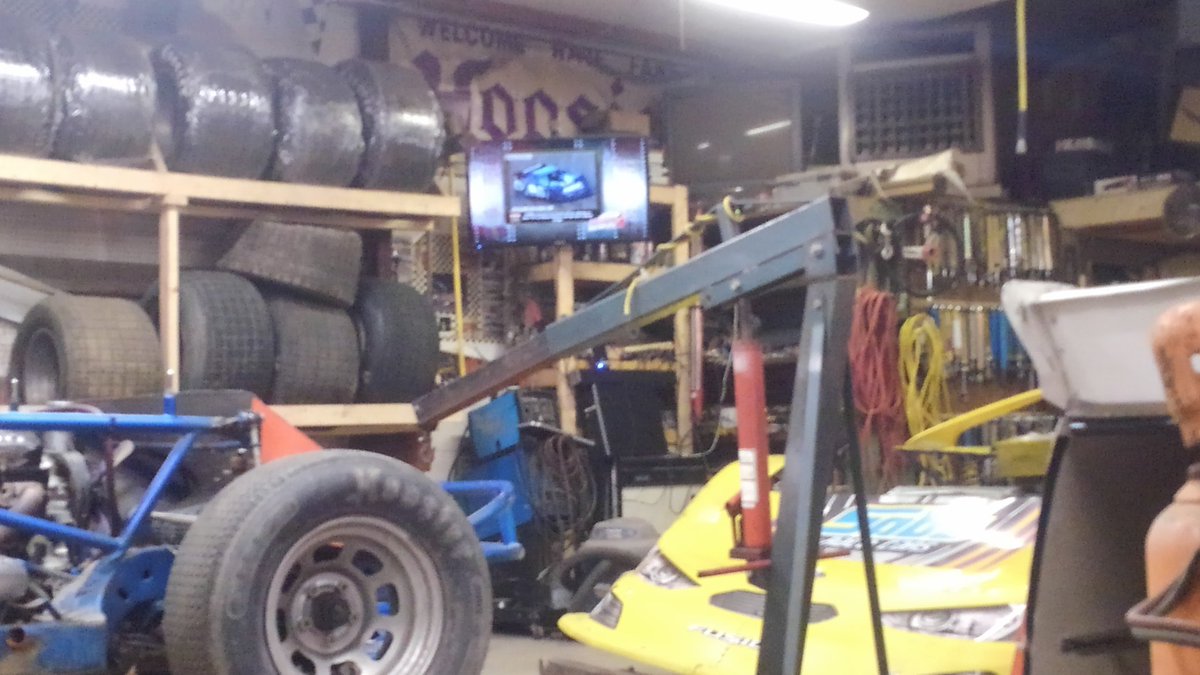 Watching from the Sabo race shop #LORTV #DTWC