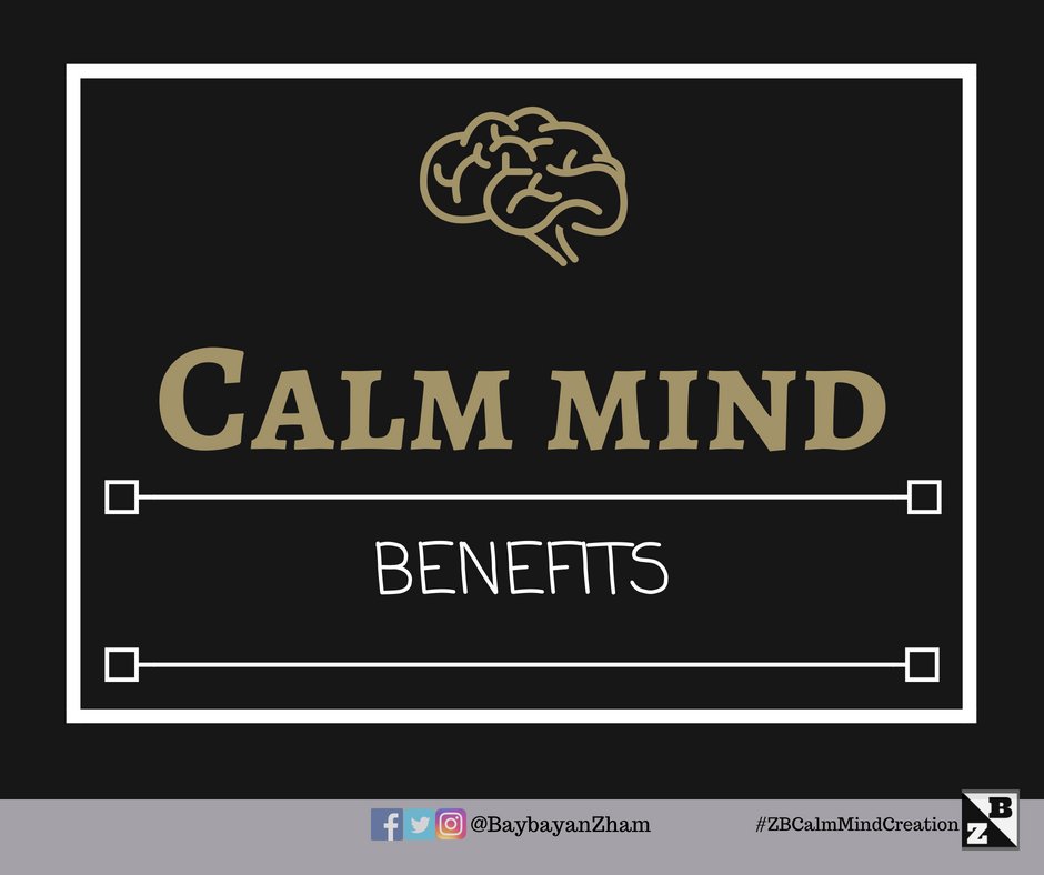 BaybayanZham's tweet photo. When you remain #calm, you are able to kick off your intellect mind. It helps in making #effectivedecisions.
Also, keeping calm makes us more mature. We begin looking both at the #positiveandnegative sides but choose the one that is right for us. #CallmMind #ZBGraphics https://t.co/5iROYew30z