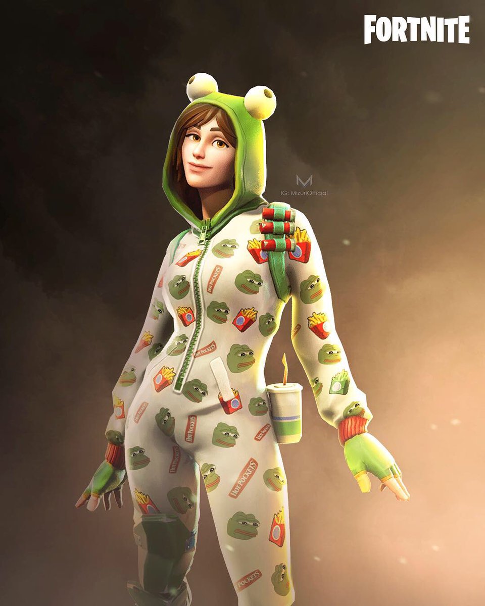 i made pokimanelol another fanart its an edit of the onesie fortnite skin h...