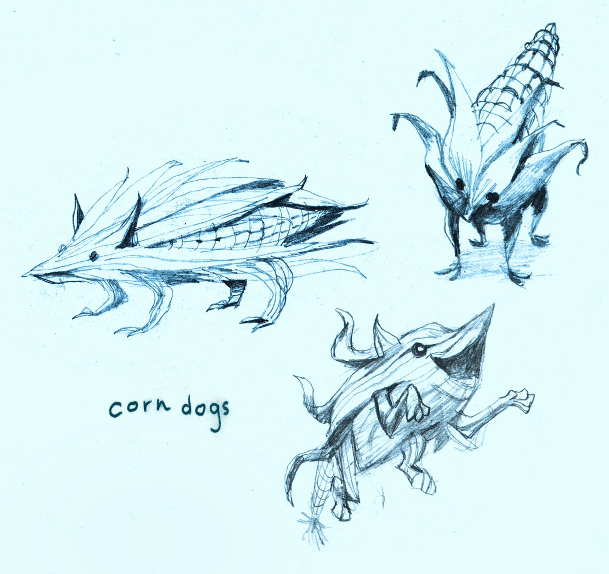 izzy_paints's tweet photo. corn dogs https://t.co/S95yg2fn0N