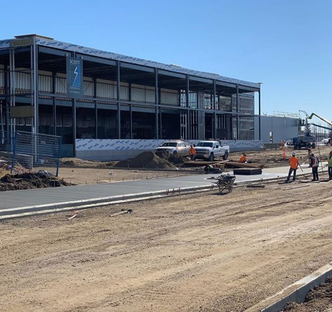 Last week, the sidewalks were finished outside the new Exhibition Hall!

The construction is right on schedule ✅ thanks to <a href="/scottbuilder/">SCOTT BUILDERS INC.</a> ! The building will be a great addition to #WesternerPark and the community of #RedDeer and we can’t wait to share it with you!
