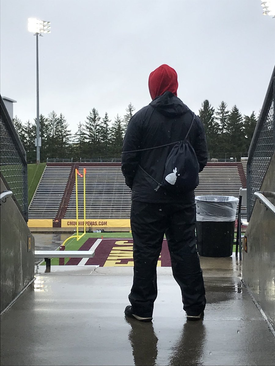 Kal_4153's tweet photo. Great rivalry game today. Thanks to the CMU staff for having me!! https://t.co/B1X7EplKhn