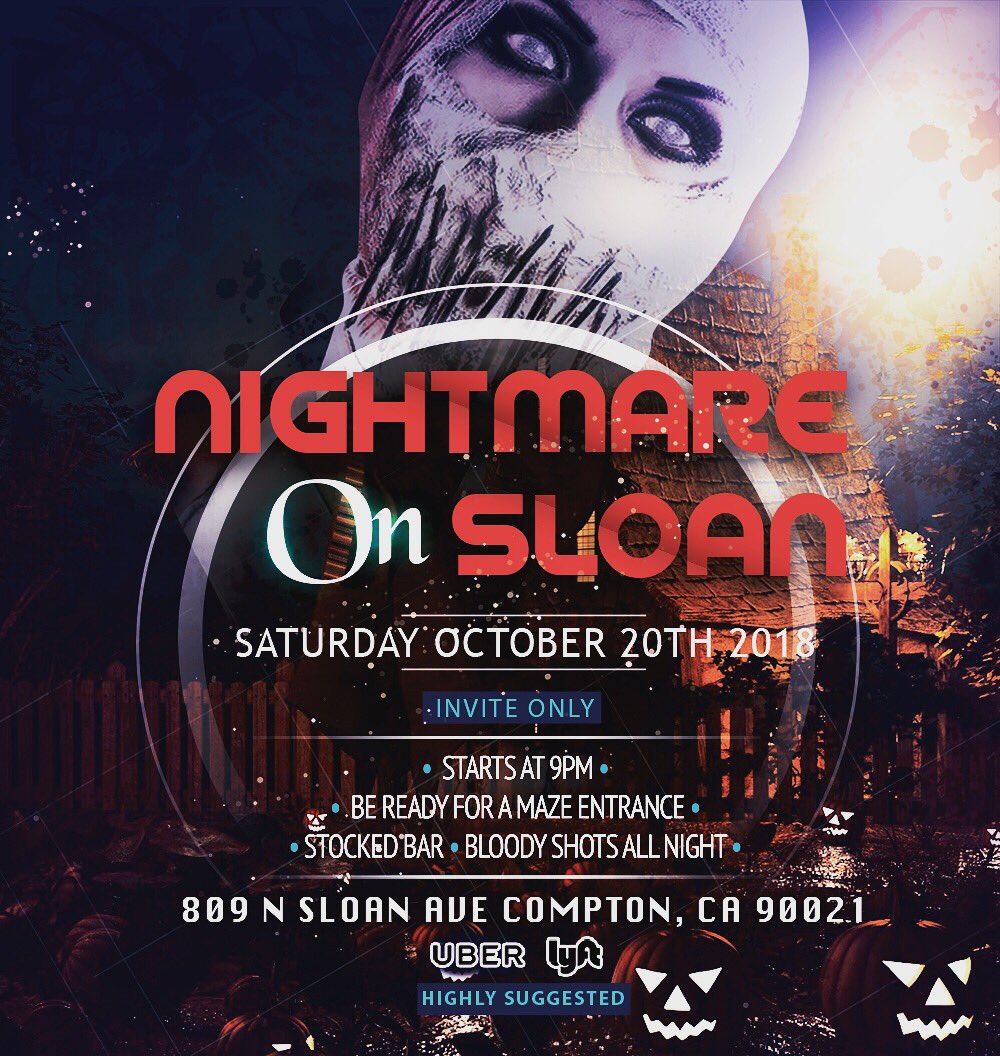KAIOOH's tweet photo. Everyone going to be @ #NIGHTMAREONSLOAN  tonite DALEEEEEEEEE! https://t.co/5gZ5votO4Q