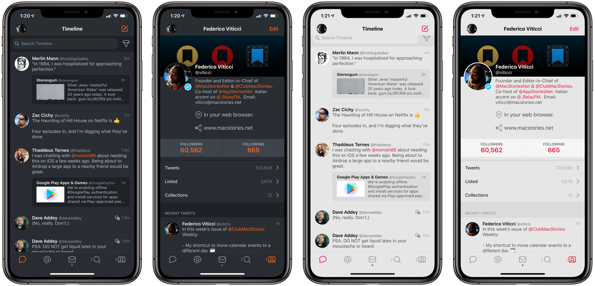 viticci's tweet photo. Tipping any amount in the latest version of @tweetbot unlocks additional themes. Pumpkin and Console are my favorites. 

https://t.co/G2bbuwe0ax https://t.co/ycEb5WlJWr
