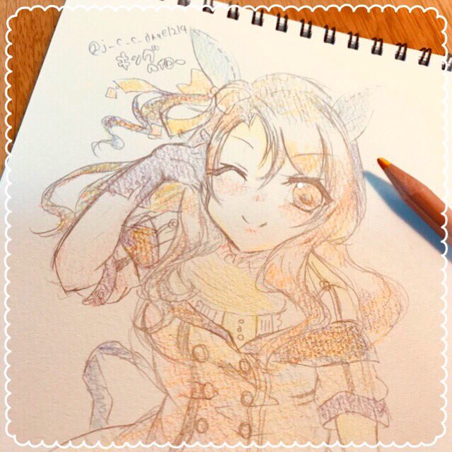 織子 アナログ 手描きイラスト 虹色鉛筆 ウマ娘 ウマ娘プリティーダービー キングヘイロー 虹色プリティーダービー キャラデザがウマ娘で一番好きです コスしたい O 織子 アナログ 手描きイラスト 虹色鉛筆 ウマ娘 ウマ娘プリティーダービー キングヘイロー 虹色プリティーダービー キャラデザがウマ娘で一番好きです コスしたい O