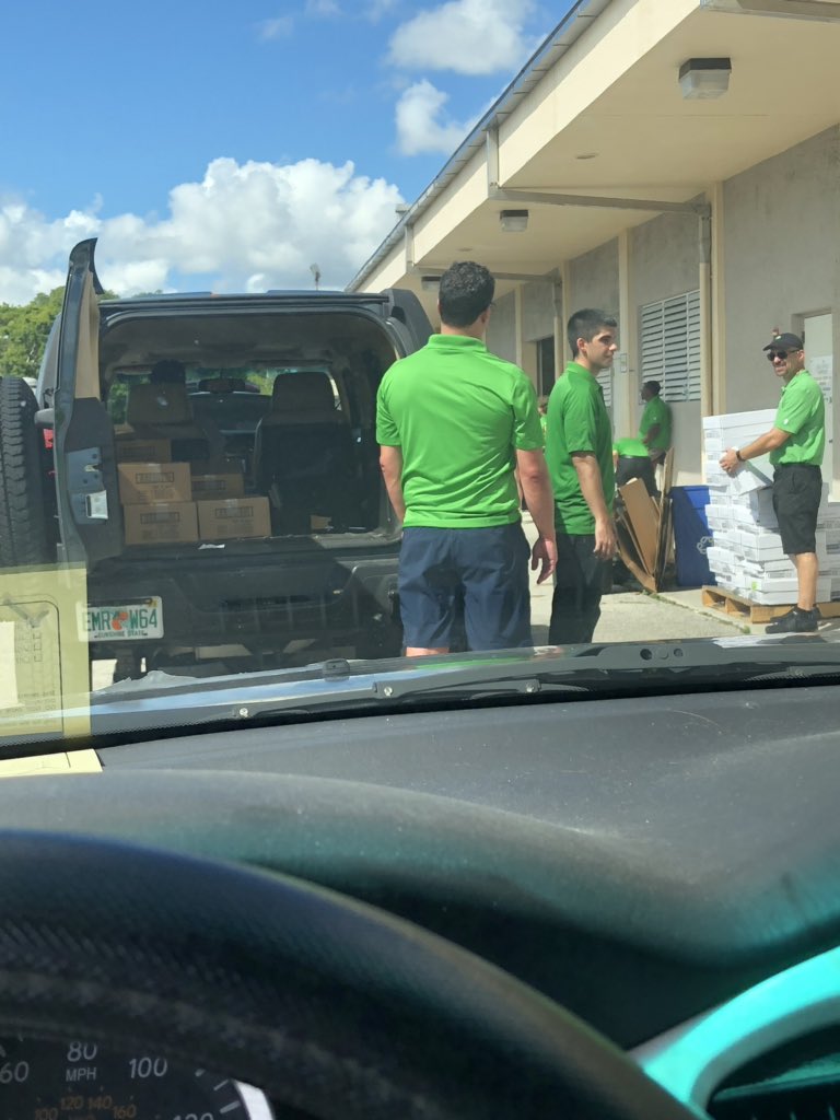 MissLizS8's tweet photo. Went to the #ToolsforSchools event today and were able to pick up many school supplies donated to #RoyalPalmSchool   Thank you to all the volunteers who filled up the cars and to Jose, @mollouucf @BMegDavis for making this happen! https://t.co/BYaHh0vOLd