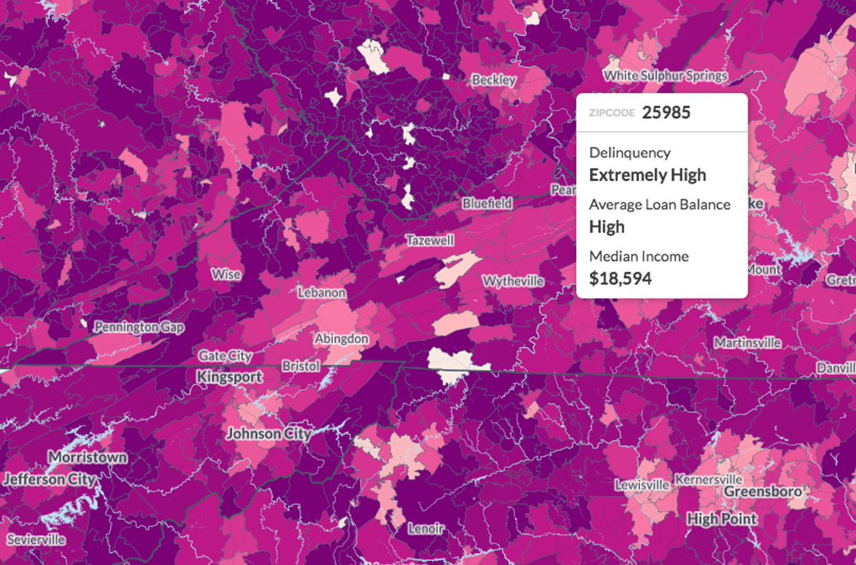 StudentLoansAdv's tweet photo. The nation's student loan debt crisis, mapped - The Outline https://t.co/aXlfTTctzm https://t.co/qmWfOkrMjo