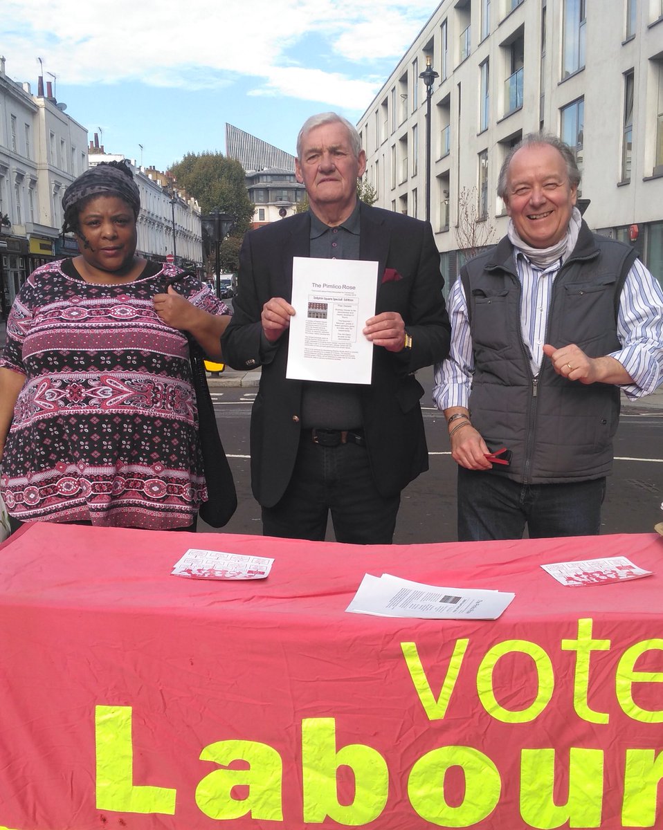 Tachbrook Labour Stall yesterday.