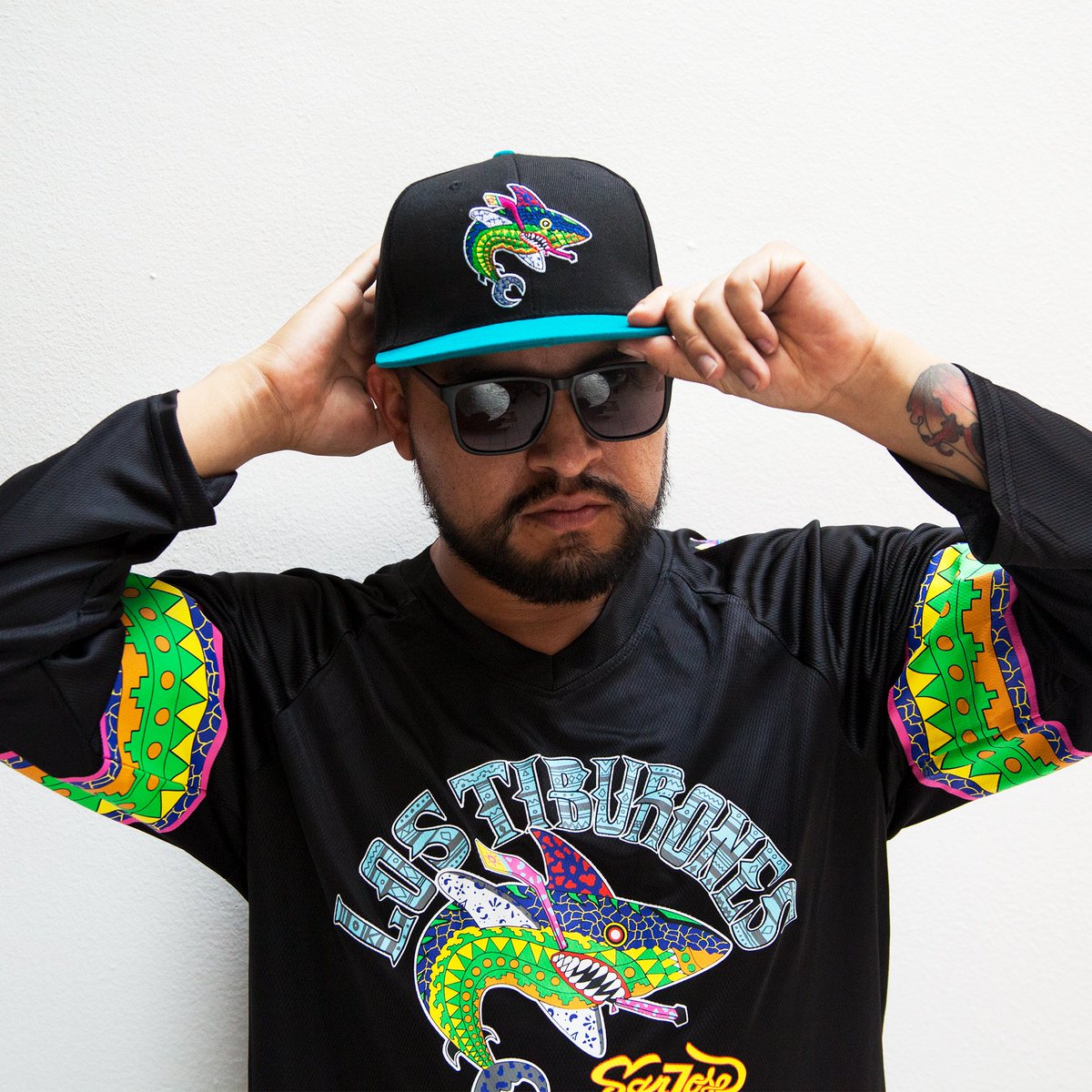 san jose sharks los tiburones hat